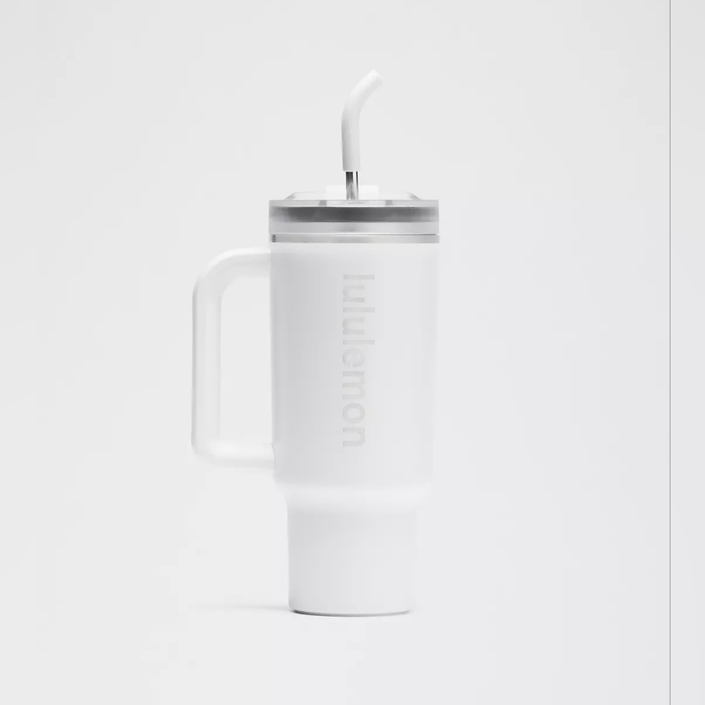 NEW Lululemon Insulated Tumbler 40oz White
